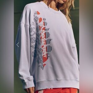 NWT FP Movement by Free People All Star Logo Graphic Sweatshirt